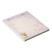 Golden Retriever Heart Mam Notitieblok (Schuin)