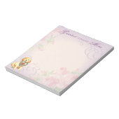 Golden Retriever Heart Mam Notitieblok (Linkerzijde)