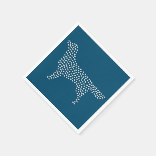 Golden Retriever Hearts Servet (Hoek)