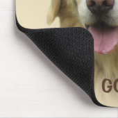 Golden Retriever heeft een Golden Day Mousepad Muismat (Hoek)