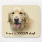 Golden Retriever heeft een Golden Day Mousepad Muismat (Voorkant)