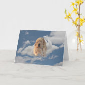 Golden Retriever heeft een hemelse Kaart (Gele Bloem)
