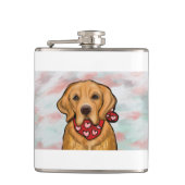 Golden Retriever Heupfles (Voorkant)