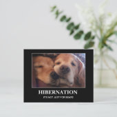 Golden Retriever Hibernationenwarm Briefkaart (Staand voorkant)