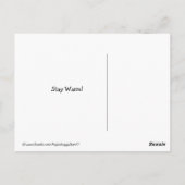 Golden Retriever Hibernationenwarm Briefkaart (Achterkant)