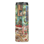 Golden Retriever Holiday Baking: Feestelijke Kerst Thermosbeker (Achterkant)