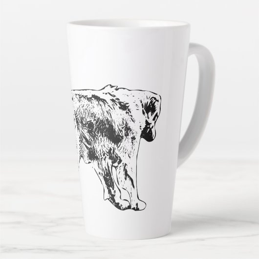 Golden Retriever Holiday Brew Latte Mok (Rechterhoek)