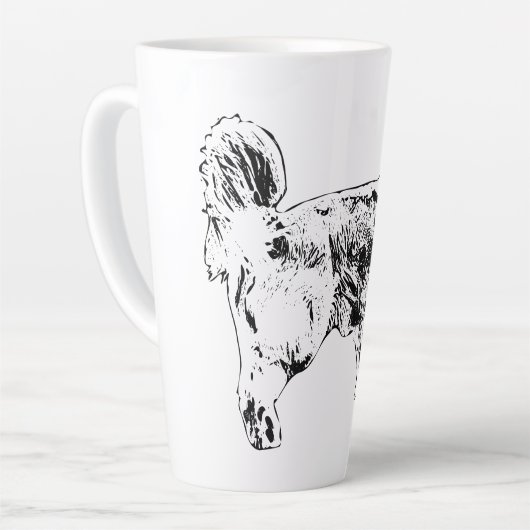 Golden Retriever Holiday Brew Latte Mok (Linkerhoek)