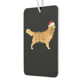 Golden Retriever Holiday Christmas Light Essential Luchtverfrisser (Links)
