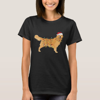 Golden Retriever Holiday Christmas Light Essential T-shirt