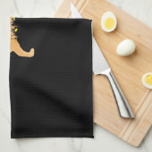 Golden Retriever Holiday Christmas Light Essential Theedoek (Quarter Fold)