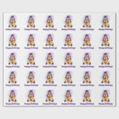 Golden Retriever Holiday Wrapping Paper Cadeaupapier (Vlak)