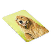 Golden Retriever Hond Art Magnet Magneet (Rechterzijde)