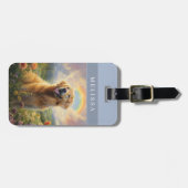 Golden Retriever Hond Bagage Labels (Voorkant horizontaal)