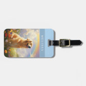 Golden Retriever Hond Bagage Labels (Voorkant horizontaal)