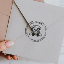 Golden Retriever Hond Familie Retouradres