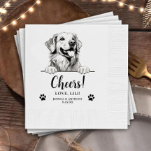 Golden Retriever Hond Gepersonaliseerde Proost