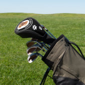 Golden Retriever Hond Gepersonaliseerde tekening Golfheadcover (Insitu)