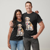 Golden Retriever Hond Ik hou van papa T-shirt (Unisex)