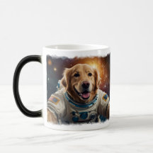 Golden Retriever Hond in de ruimte