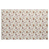 Golden Retriever Hond Kerstpatroon Stof (Fat Quarter)