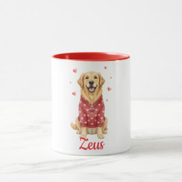Golden Retriever hond koffiemok valentijnsdag 2026 Mok