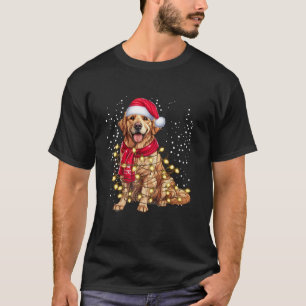 Golden Retriever Hond Lelijke Kersthond Xmas Boys T-shirt