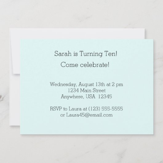 Golden Retriever hond met ballonnen aangepaste ver Kaart (Achterkant)