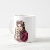 Golden Retriever Hond Moeder Mok (Voorkant links)