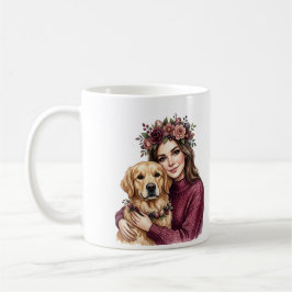 Golden Retriever Hond Moeder Mok