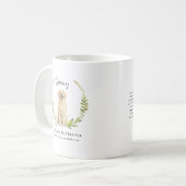 Golden Retriever Hond | Monogram Koffiemok (Voorkant links)
