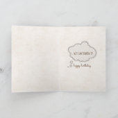 Golden Retriever hond op wit hout Kaart (Binnen)