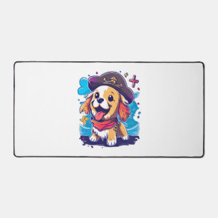 Golden Retriever Hond Pirate Bureaumat