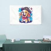 Golden Retriever Hond Pirate Spandoek (Beurs)