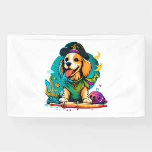 Golden Retriever Hond Pirate Spandoek