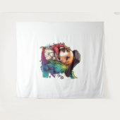 Golden Retriever Hond Pirate Wandkleed (Voorkant (horizontaal))