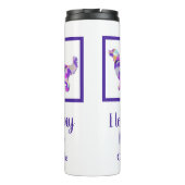 Golden Retriever Hond Silhouet PaarsPY&B Thermosbeker (Achterkant)