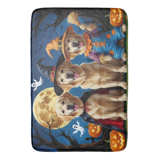 Golden Retriever Honden Pompoen Halloween Grappig Badmat