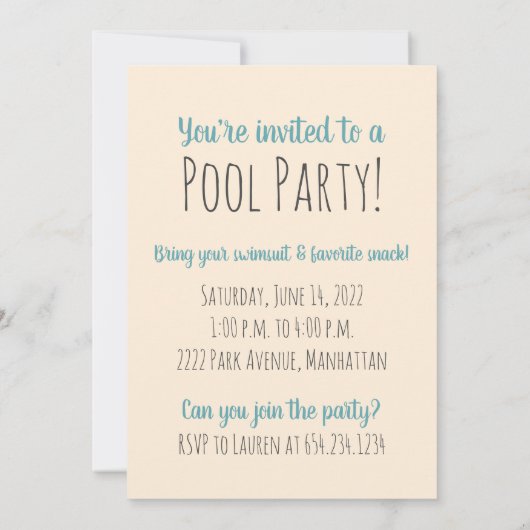 Golden Retriever Honden Zomer Zwembad Floaties Kaart (Achterkant)