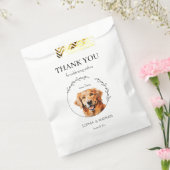 Golden Retriever Hondenbruiloft Dank u Favor Bag Bedankzakje (Gezegeld)