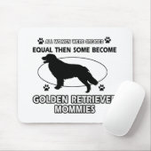 Golden Retriever hondenontwerpen Muismat (Met muis)