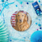 Golden Retriever hondenportret Papieren Bordje (Feest)
