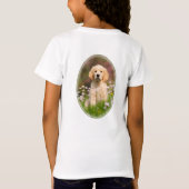 Golden Retriever hondenpuppy T-shirt (Achterkant)