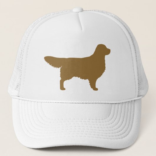 Golden Retriever Hondenras Silhouette Trucker Pet (Voorkant)