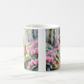 Golden Retriever Hondenras Waterverf Koffiemok (Center)