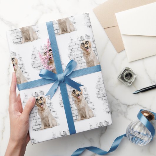 Golden Retriever Humor Cadeaupapier (Geschenken)