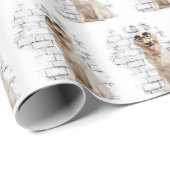 Golden Retriever Humor Cadeaupapier (Rol Hoek)