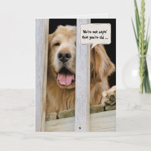 Golden Retriever humor Verjaardag Kaart