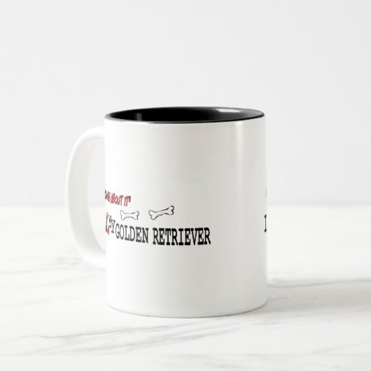 Golden Retriever (I Love) Mok (Voorkant links)