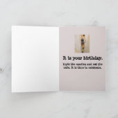 Golden Retriever Iedereen Neus Verjaardag Kaart (Binnen)